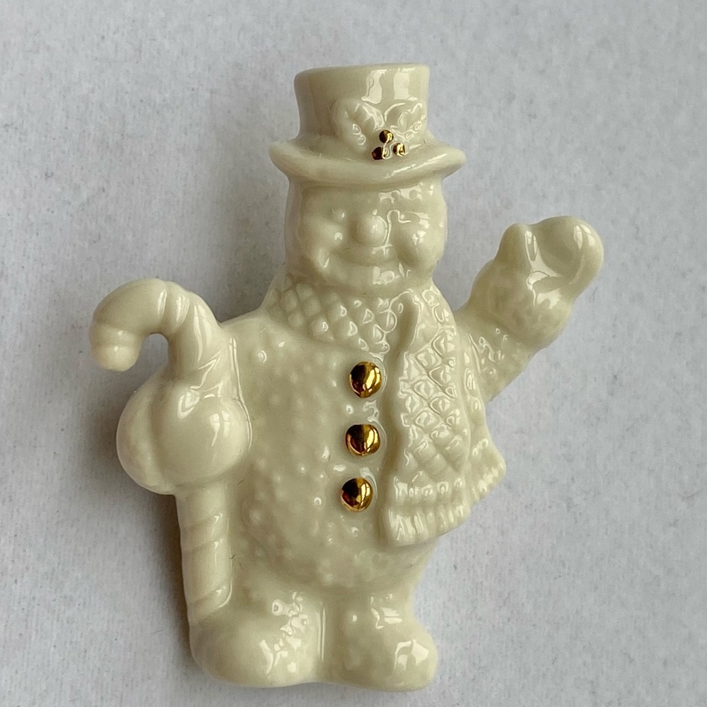 Lenox Snowman Pin Brooch